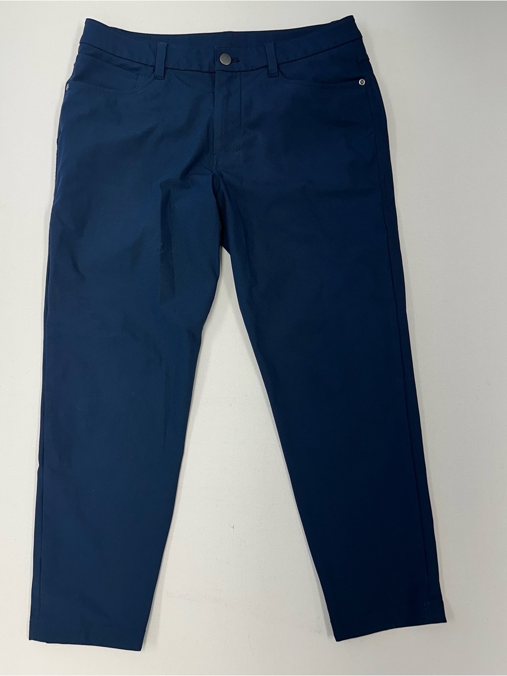 Lululemon ABC Pants Mens 31x26 Blue Slim Fit Stretch LM5AQQS Golf